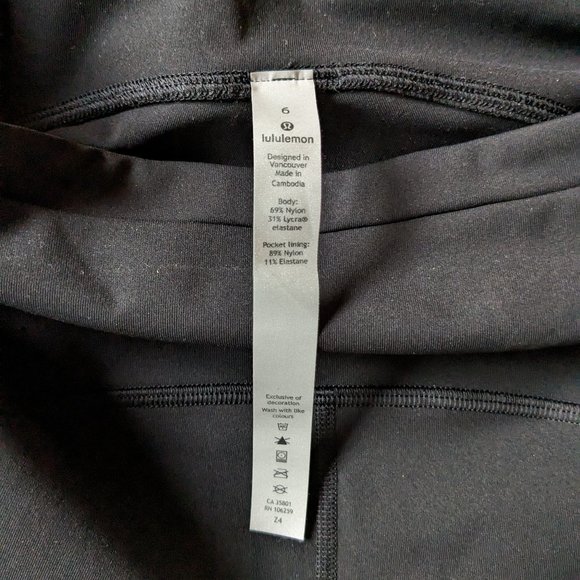 Lululemon Swift Speed High-Rise Tight 28” - Black Colour. - Picture 2 of 7